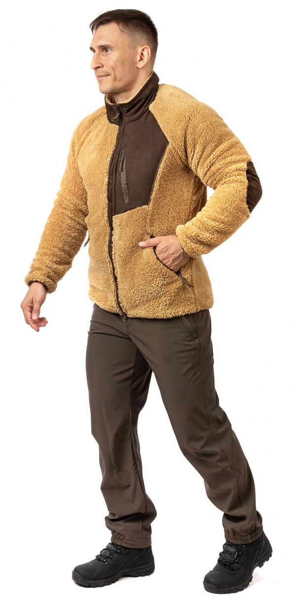 Манчестер толстовка PRIDE, демисезонная, флис, бежевый